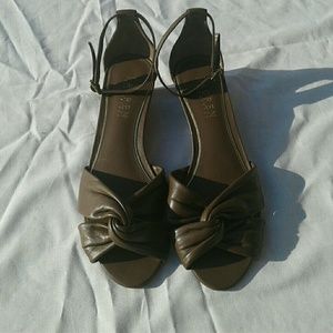 Lauren Ralph Lauren Open Toe Strap Wedge